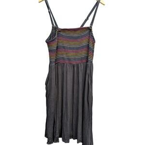 Torrid 2X Plus Size Super Soft Knit Smocked Summer Dress Grunge Vacation